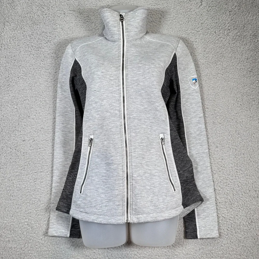 KUHL Projekt Women's Small Full Zip Heather Grey Jacket Stretch Performance - Picture 16 of 16